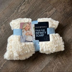 Cream Infinity Scarf
